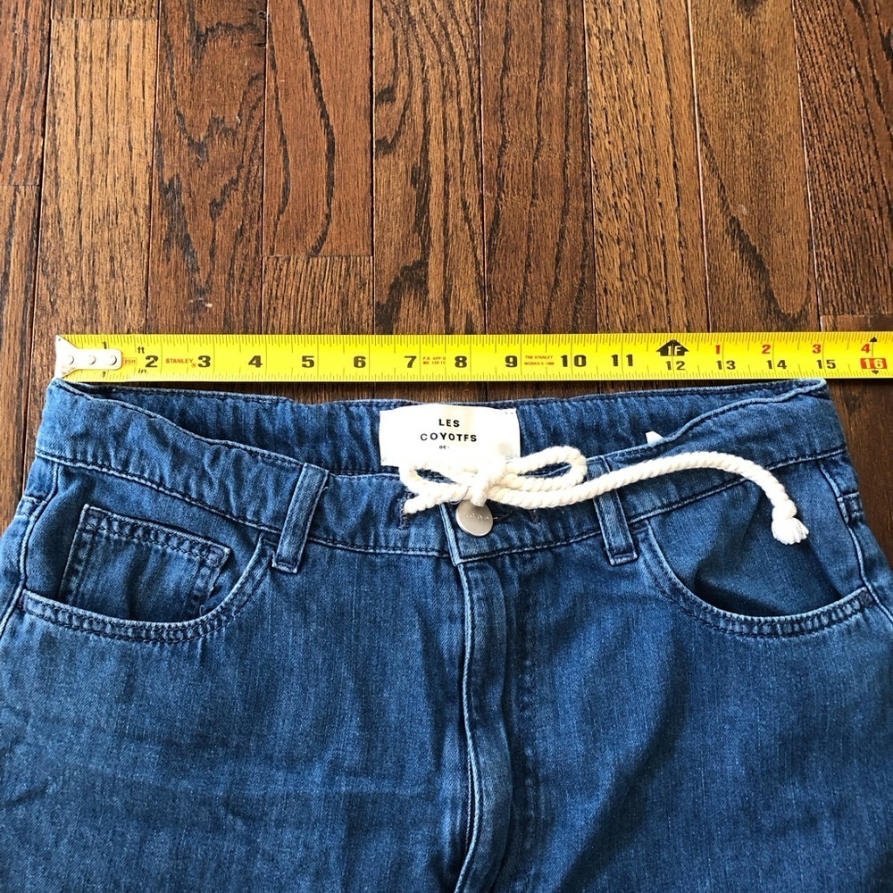 Les Coyotes de Paris Women’s 25 Super Oversized High-Waisted Wide-Leg Jeans EUC! - Picture 9 of 16
